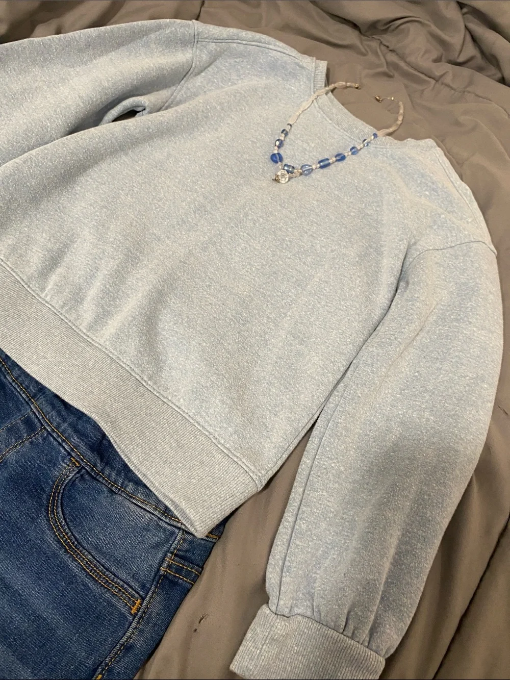 Classic Mid-Blue KIDS  4 BUNDLE. This is a SET  All blue 4 items
